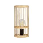 GLOBOSTAR® NOMAD 01999 Boho Επιτραπέζιο Φωτιστικό Πορτατίφ με Ντουί 1 x E27 AC 220-240V IP20 - Μπεζ - Μ16 x Π16 x Υ33cm - Image 3