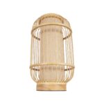 GLOBOSTAR® TULUM 02001 Boho Επιτραπέζιο Φωτιστικό Πορτατίφ με Ντουί 1 x E27 AC 220-240V IP20 - Μπεζ - Μ20 x Π20 x Υ32cm - Image 4