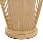 GLOBOSTAR® TULUM 02002 Boho Επιδαπέδιο Φωτιστικό Πορτατίφ με Ντουί 1 x E27 AC 220-240V IP20 - Μπεζ - Μ30 x Π30 x Υ120cm - Image 6