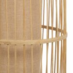 GLOBOSTAR® TULUM 02002 Boho Επιδαπέδιο Φωτιστικό Πορτατίφ με Ντουί 1 x E27 AC 220-240V IP20 - Μπεζ - Μ30 x Π30 x Υ120cm - Image 7