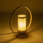 GLOBOSTAR® TULUMKO 02007 Boho Επιτραπέζιο Φωτιστικό Πορτατίφ με Ντουί 1 x E27 AC 220-240V IP20 - Μπεζ - Μ30 x Π12 x Υ32cm - Image 2