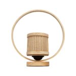 GLOBOSTAR® TULUMKO 02008 Boho Επιτραπέζιο Φωτιστικό Πορτατίφ με Ντουί 1 x E27 AC 220-240V IP20 - Μπεζ - Μ30 x Π12 x Υ32cm - Image 4