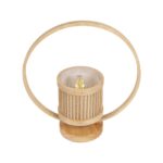 GLOBOSTAR® TULUMKO 02008 Boho Επιτραπέζιο Φωτιστικό Πορτατίφ με Ντουί 1 x E27 AC 220-240V IP20 - Μπεζ - Μ30 x Π12 x Υ32cm - Image 5