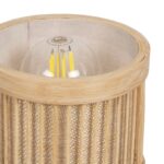 GLOBOSTAR® TULUMKO 02008 Boho Επιτραπέζιο Φωτιστικό Πορτατίφ με Ντουί 1 x E27 AC 220-240V IP20 - Μπεζ - Μ30 x Π12 x Υ32cm - Image 8