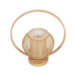 GLOBOSTAR® TULUMKO 02009 Boho Επιτραπέζιο Φωτιστικό Πορτατίφ με Ντουί 1 x E27 AC 220-240V IP20 - Μπεζ - Μ30 x Π18 x Υ32cm - Image 5