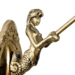 GLOBOSTAR® MERMAID 02389 Vintage Φωτιστικό Τοίχου - Απλίκα με Ντουί 1 x E27 AC 220-240V IP20 - Μπρούτζινο & Πολύχρωμο - Μ17 x Π30 x Υ27cm - Image 7