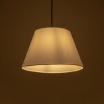 GLOBOSTAR® TRIANGLE 204-0089 Μοντέρνο Κρεμαστό Φωτιστικό Οροφής με Ντουί 1 x E27 AC 220-240V IP20 - Λευκό - Μ35 x Π35 x Υ24cm - Image 3