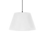 GLOBOSTAR® TRIANGLE 204-0089 Μοντέρνο Κρεμαστό Φωτιστικό Οροφής με Ντουί 1 x E27 AC 220-240V IP20 - Λευκό - Μ35 x Π35 x Υ24cm - Image 5