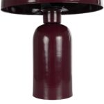 GLOBOSTAR® GASCO 204-0148 Μοντέρνο Επιτραπέζιο Φωτιστικό Πορτατίφ με Ντουί 1 x E27 AC 220-240V IP20 - Κόκκινο - Μ26 x Π26 x Υ35cm - Image 8