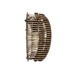 GLOBOSTAR® BOND 205-0050 Boho Φωτιστικό Τοίχου - Απλίκα με Ντουί 1 x E27 AC 220-240V IP20 - Μπεζ - M35 x Π18 x Υ32cm - Image 4