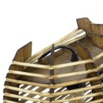 GLOBOSTAR® BOND 205-0050 Boho Φωτιστικό Τοίχου - Απλίκα με Ντουί 1 x E27 AC 220-240V IP20 - Μπεζ - M35 x Π18 x Υ32cm - Image 7