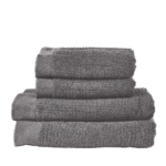 Zone Denmark Πετσέτες Βαμβακερές Σετ 4 Τμχ - Classic Grey