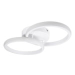 GLOBOSTAR® CORA 61059 Μοντέρνο Φωτιστικό Οροφής LED 18W 2160lm 300° AC 220-240V IP20 Ρυθμιζόμενο Λευκό CCT με On/Off 2700K/4500K/6000K - Lumileds SMD Chip - Λευκό Ματ - Μ36 x Π20.5 x Υ7cm - 3 Χρόνια Εγγύηση - Image 4