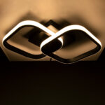 GLOBOSTAR® NORA 61061 Μοντέρνο Φωτιστικό Οροφής LED 22W 2640lm 300° AC 220-240V IP20 Ρυθμιζόμενο Λευκό CCT με On/Off 2700K/4500K/6000K - Lumileds SMD Chip - Μαύρο Ματ - Μ40 x Π24 x Υ7cm - 3 Χρόνια Εγγύηση - Image 6