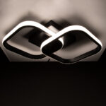 GLOBOSTAR® NORA 61061 Μοντέρνο Φωτιστικό Οροφής LED 22W 2640lm 300° AC 220-240V IP20 Ρυθμιζόμενο Λευκό CCT με On/Off 2700K/4500K/6000K - Lumileds SMD Chip - Μαύρο Ματ - Μ40 x Π24 x Υ7cm - 3 Χρόνια Εγγύηση - Image 7