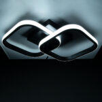 GLOBOSTAR® NORA 61061 Μοντέρνο Φωτιστικό Οροφής LED 22W 2640lm 300° AC 220-240V IP20 Ρυθμιζόμενο Λευκό CCT με On/Off 2700K/4500K/6000K - Lumileds SMD Chip - Μαύρο Ματ - Μ40 x Π24 x Υ7cm - 3 Χρόνια Εγγύηση - Image 8