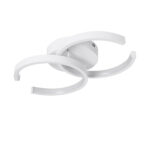 GLOBOSTAR® EVA 61068 Μοντέρνο Φωτιστικό Οροφής LED 16W 1920lm 300° AC 220-240V IP20 Ρυθμιζόμενο Λευκό CCT με On/Off 2700K/4500K/6000K - Lumileds SMD Chip - Λευκό Ματ - Μ33 x Π21 x Υ7cm - 3 Χρόνια Εγγύηση - Image 4