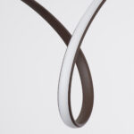 GLOBOSTAR® SPIRALE 61287 Μοντέρνο Κρεμαστό Φωτιστικό Οροφής LED 75W 8400lm 300° AC 220-240V IP20 Ρυθμιζόμενο Λευκό CCT με Χειριστήριο από 2700K έως 6000K Dimmable - Lumileds SMD Chip - Καφέ Ματ - Μ72 x Π25 x Υ30cm - 3 Χρόνια Εγγύηση - Image 6