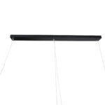 GLOBOSTAR® TEREZA 61288 Μοντέρνο Κρεμαστό Φωτιστικό Οροφής LED 67W 7504lm 300° AC 220-240V IP20 Ρυθμιζόμενο Λευκό CCT με Χειριστήριο από 2700K έως 6000K Dimmable - Lumileds SMD Chip - Μαύρο Ματ - Μ110 x Π4.5 x Υ34cm - 3 Χρόνια Εγγύηση - Image 8