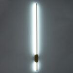 GLOBOSTAR® HARLEM 61336 Μοντέρνο Φωτιστικό Τοίχου - Απλίκα LED 18W 2160lm 120° AC 220-240V IP20 Ρυθμιζόμενο Λευκό CCT με On/Off 2700K/4500K/6000K - Lumileds SMD Chip - Χρυσό Βούρτσας - Μ5 x Π4 x Υ120cm - 3 Χρόνια Εγγύηση - Image 11