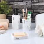 Σετ 3 τεμάχια αξεσουάρ μπάνιου 6077-6078-6079 Eurocasa