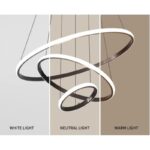 SE LED 60 DAMITA BLACK PENDANT 60-40-20x100cm 70W 3CCT WITH MEMORY IP20 2 YEARS WARRANTY Α2 - Image 4