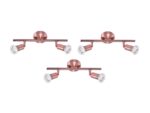 SE 140-C2 (x3) Saba Packet Copper adjustable spotlight+