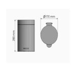 Χαρτοδοχείο 3lt Soft Closing System sx.