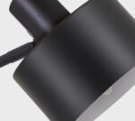 SE21-BL-22-MS1 ADEPT BLACK WALL LAMP BLACK METAL SHADE+ - Image 2