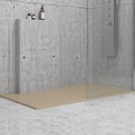 Ντουζιέρα ορθογώνια υψηλής αντοχής CLASSIC Beige KARAG 120x90cm