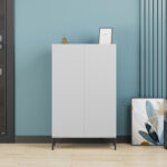 Παπουτσοθήκη - Ντουλάπι Pool Megapap χρώμα λευκό 72x34x119εκ. - Image 3