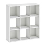Βιβλιοθήκη Cube Megapap χρώμα λευκό 90x30x90εκ. - Image 4