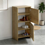 Παπουτσοθήκη Port Megapap χρώμα sapphire oak 48x31x92εκ. - Image 2