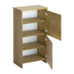 Παπουτσοθήκη Port Megapap χρώμα sapphire oak 48x31x92εκ. - Image 4