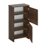 Παπουτσοθήκη Port Megapap χρώμα καρυδί 48x31x92εκ. - Image 4