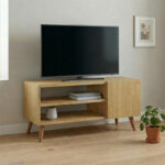 Έπιπλο τηλεόρασης Parma Megapap χρώμα sapphire oak 90x30x40εκ.