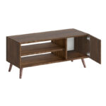 Έπιπλο τηλεόρασης Parma Megapap χρώμα καρυδί 90x30x40εκ. - Image 2