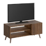 Έπιπλο τηλεόρασης Parma Megapap χρώμα καρυδί 90x30x40εκ. - Image 3