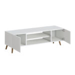 Έπιπλο τηλεόρασης Etna Megapap χρώμα λευκό 150x30x45εκ. - Image 2