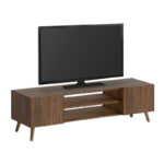 Έπιπλο τηλεόρασης Etna Megapap χρώμα καρυδί 150x30x45εκ. - Image 3