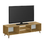 Έπιπλο τηλεόρασης Loren Megapap χρώμα sapphire oak 120x30x40εκ. - Image 2