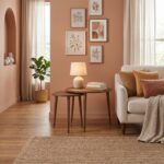 Τραπεζάκι σαλονιού σετ 2 τμχ Nola Megapap χρώμα καρυδί Ø60x46εκ. - Image 3