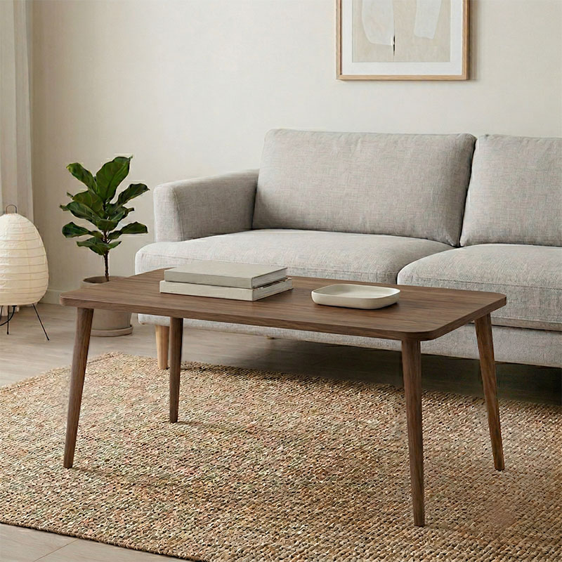 GP026-01133-0 Τραπεζάκι σαλονιού Plane Megapap χρώμα καρυδί 90x55x41εκ. - Image 1