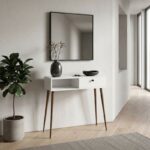 Κονσόλα Napoli Megapap χρώμα λευκό 90x29x88εκ. - Image 3