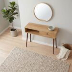 Κονσόλα Napoli Megapap χρώμα sapphire oak 90x29x88εκ. - Image 2