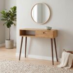 Κονσόλα Napoli Megapap χρώμα sapphire oak 90x29x88εκ. - Image 3