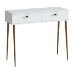 Κονσόλα Alis Megapap χρώμα λευκό 110x29x88εκ. - Image 3