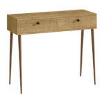 Κονσόλα Alis Megapap χρώμα sapphire oak 110x29x88εκ. - Image 3