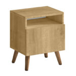 Κομοδίνο Sole Megapap χρώμα sapphire oak 40x30x47,6εκ. - Image 3