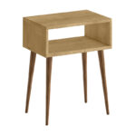 Κομοδίνο Gola Megapap χρώμα sapphire oak 45x30x58εκ. - Image 2